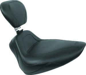 Honda VTX1800C Two-Piece Seat - Mustang Motorcycle - Sport Touring, Original - Black - `02-`08